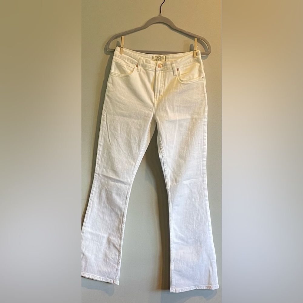 Free People We the Free White Jeans Size 28
